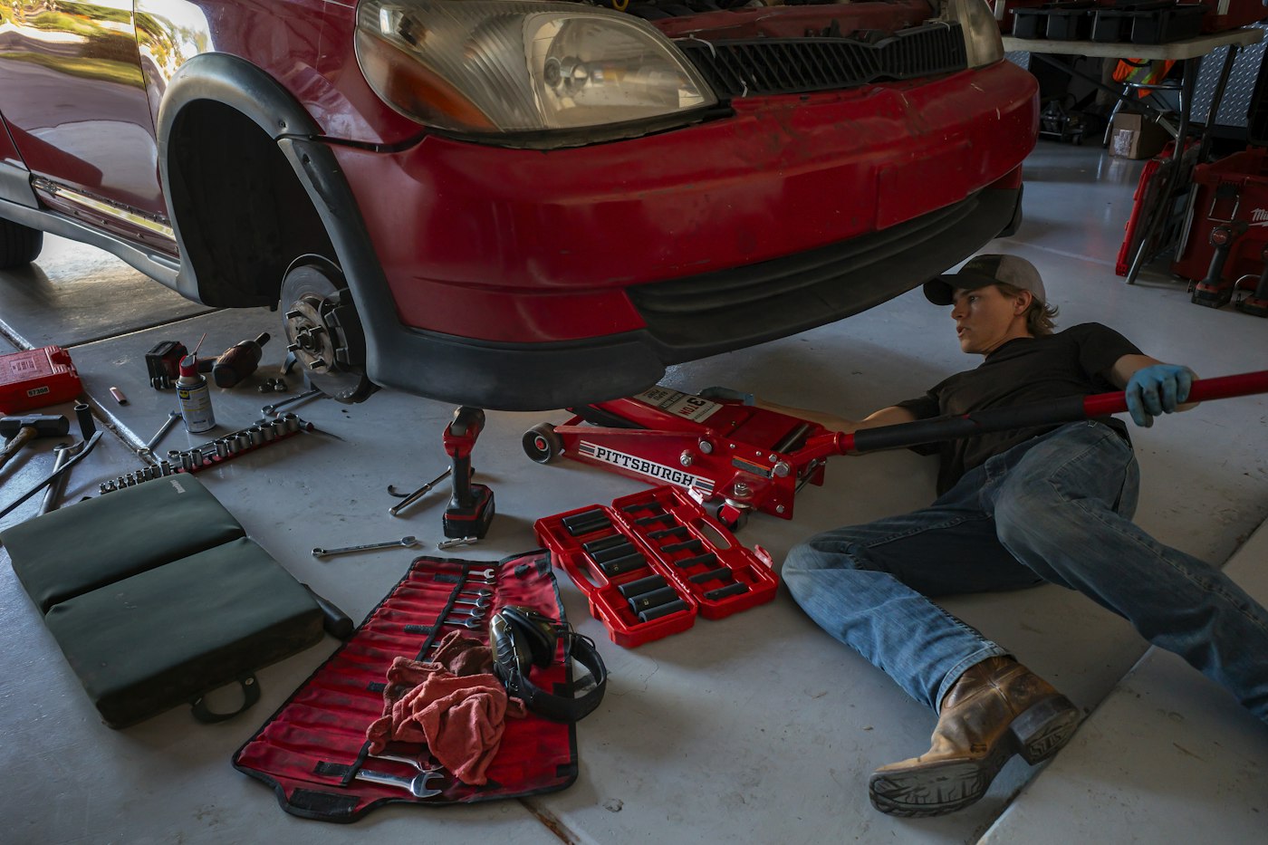 Mechanic at work